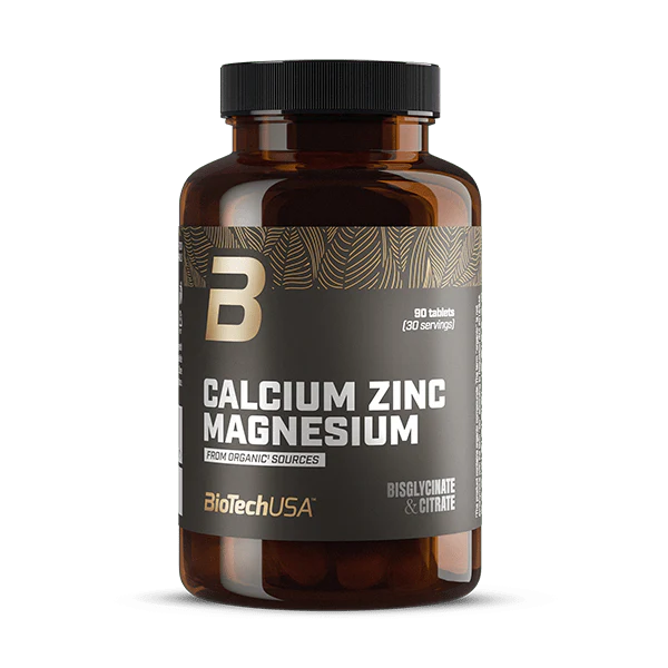 Calcium Zinc Magnesium from organic sources - 90 tabletek