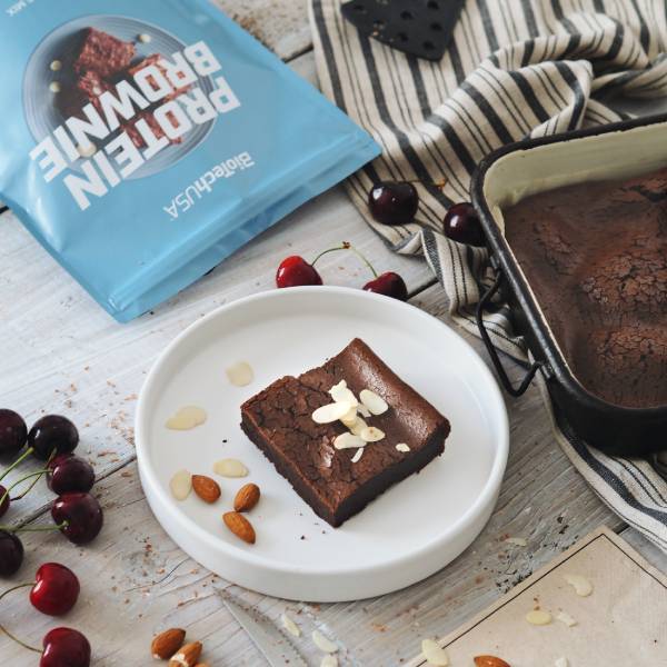 Mieszanka podstawowa w proszku Protein Brownie - 600 g - Image 4