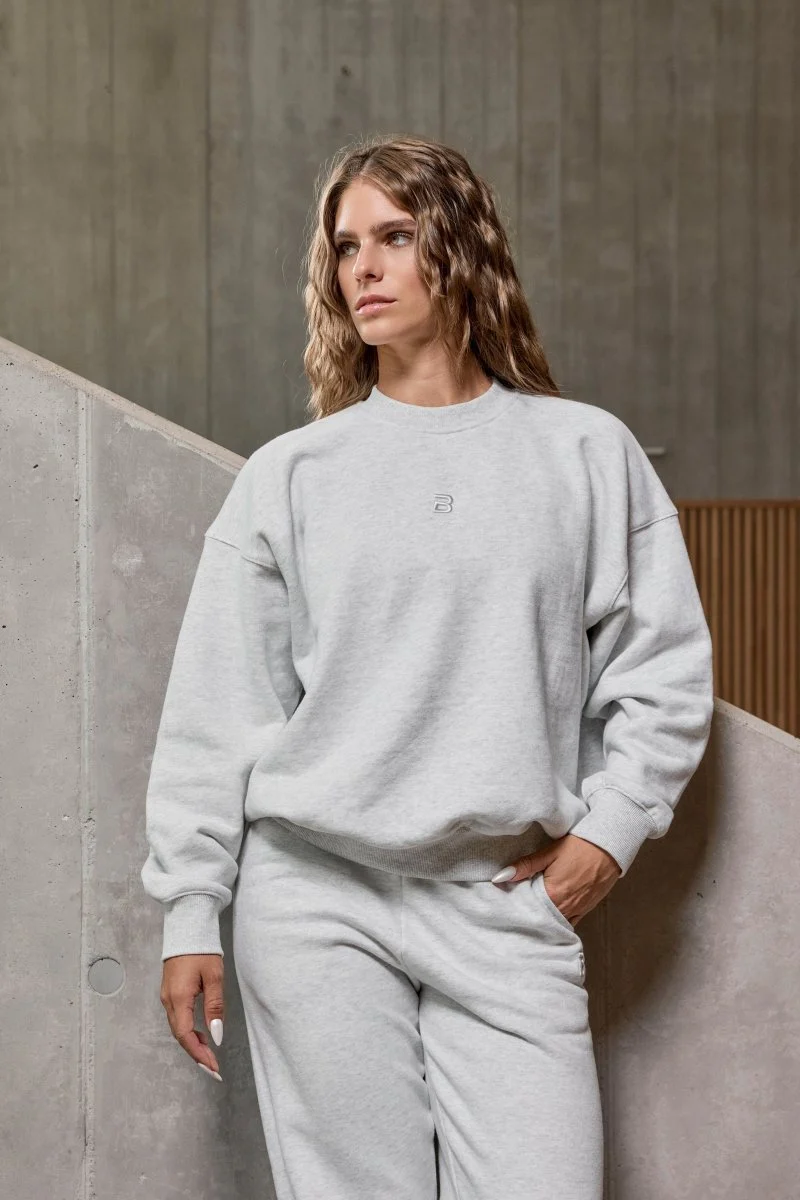 True Comfort Oversized Damska bluza z okrągłym dekoltem